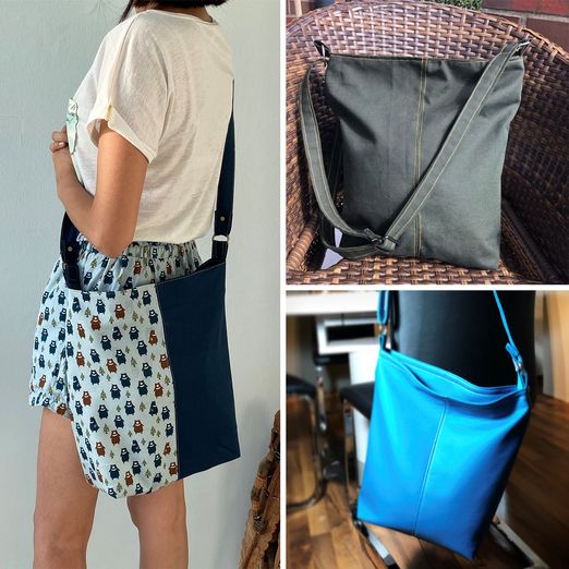 Umhängetasche - Moni - Schnittmuster eBook