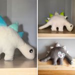 Kuscheltier - Wärmesaurus - Schnittmuster eBook-0