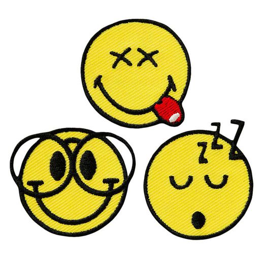 Patch Smiley© Nerd - 3St.