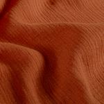 Coton mousseline - Rouille