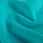 Coton mousseline -Turquoise