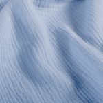 Coton mousseline - Bleu-gris