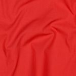 Tissu en coton bio - Uni rouge clair