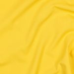 Tissu en coton bio - uni jaune