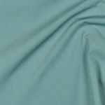 Tissu en coton bio - uni menthe poussiéreuse