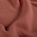 Coton mousseline - Saumon foncé