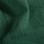 Coton mousseline - Vert foncé