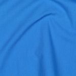 Tissu en coton bio - Uni bleu royal