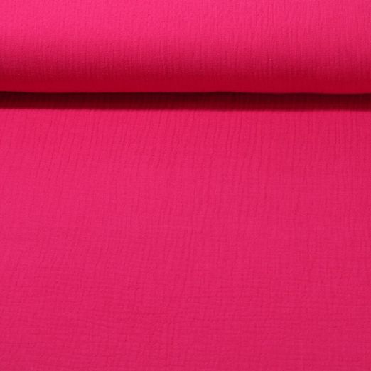 Mousseline de coton Pina - Pink