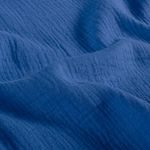 Coton mousseline - Bleu roi