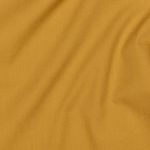 Tissu en coton bio - Uni ocre