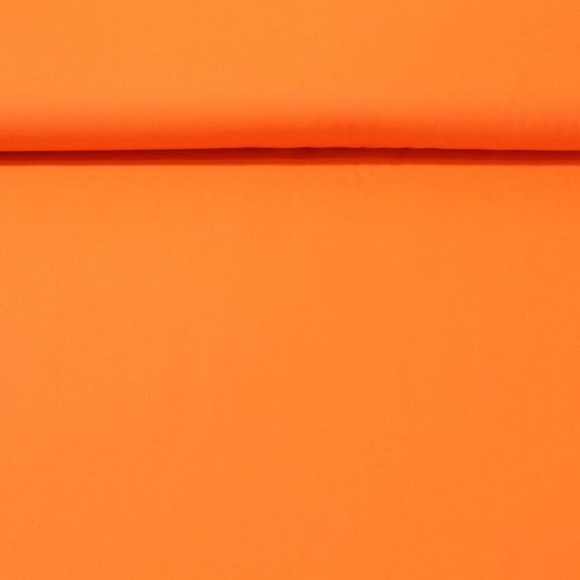 Bio Baumwollstoff Ilvi - Uni Orange