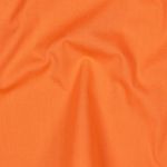 Tissu en coton bio - Uni orange