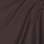 Tissu en coton bio - Uni marron