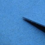 Wollfilz 3mm meliert - mittelblau Wollfilz 3mm meliert - mittelblau