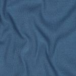 Bord-côte bio - fines côtes uni bleu
