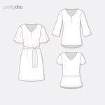 Bluse & Kleid - Jane - Papier-Schnittmuster-6