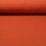 Mousseline de bambou Stefan - Double gaze Rouge rouille-0