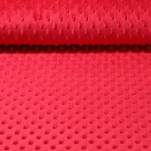 Fleece Minky Plus - Rot