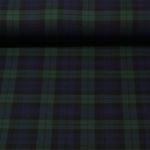 Modestoff - Tartan Check Karos Navy Grün