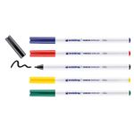 Stylo EDDING Textile 4600 - Couleurs de base - Lot de 5-1