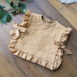 Waffel Jersey Susanne - Uni Camel-1