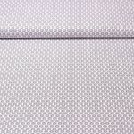 Baumwolle Webware Jan - Zahnrädchen Weiß