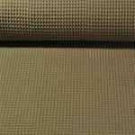 Waffelpique - Uni Olive