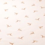 Canvas Jacquard - Cerfs - Double face - caramel blanc-1