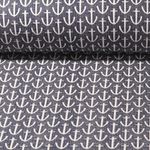 Jacquard Jersey - Hamburger Liebe Ahoy 3D Anker KNIT Navy