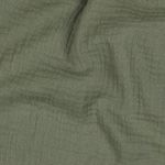 Organiczny muślin - oliwkowa zieleń