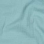 Muślin organiczny - jasnoniebieski denim