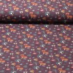 Bio Jersey - Dschungeltiere Mauve