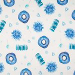 Jersey - Impression numérique Donut Blanc Bleu