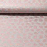 Jersey - Foilprint Totenkopf Grau Melange Rose