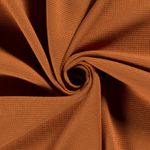 Vaffeljersey - Ensfarvet Rust Dobbeltlaget