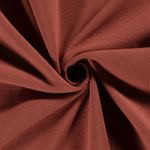 Vaffeljersey - ensfarvet teglrød dobbeltlag