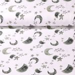 Jersey - Lune et étoiles - blanc vert