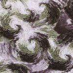 Tissu mode - Vague d'eau verte