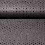 Modestoff - Punkte Grau Geflockt