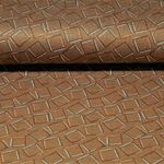 Modestoff - Vierecke Hellbraun