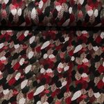 Modestoff - Herbstblätter Pink