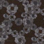 Modestoff - Blumen Braun