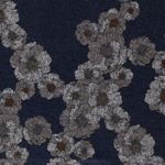 Tissu mode - Fleurs bleues