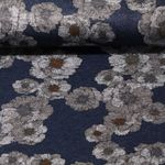 Modestoff - Blumen Blau