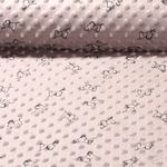 Fleece Minky - Babyelefanten Sand