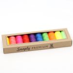 Set de fils à coudre Premium Snaply couleurs vives - 10 bobines-1