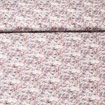 Voile de coton - Impression numérique - Fleurs Mauve