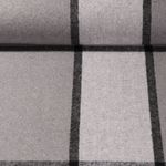  Mantelstoff - Karo Grau