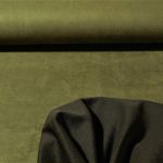 Scuba Suede - Wildlederoptik Moosgrün Doubleface